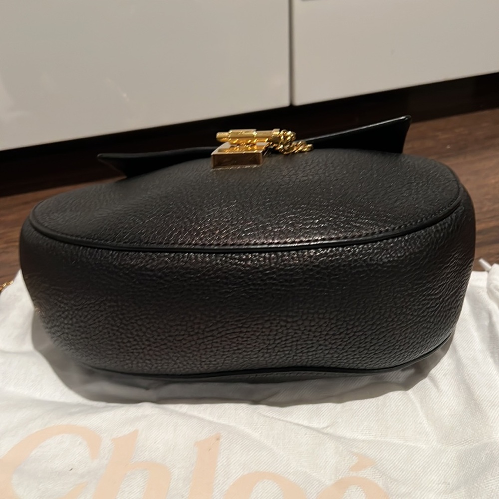 Chloe Drew bag in Small black leather - Picture 3 of 6